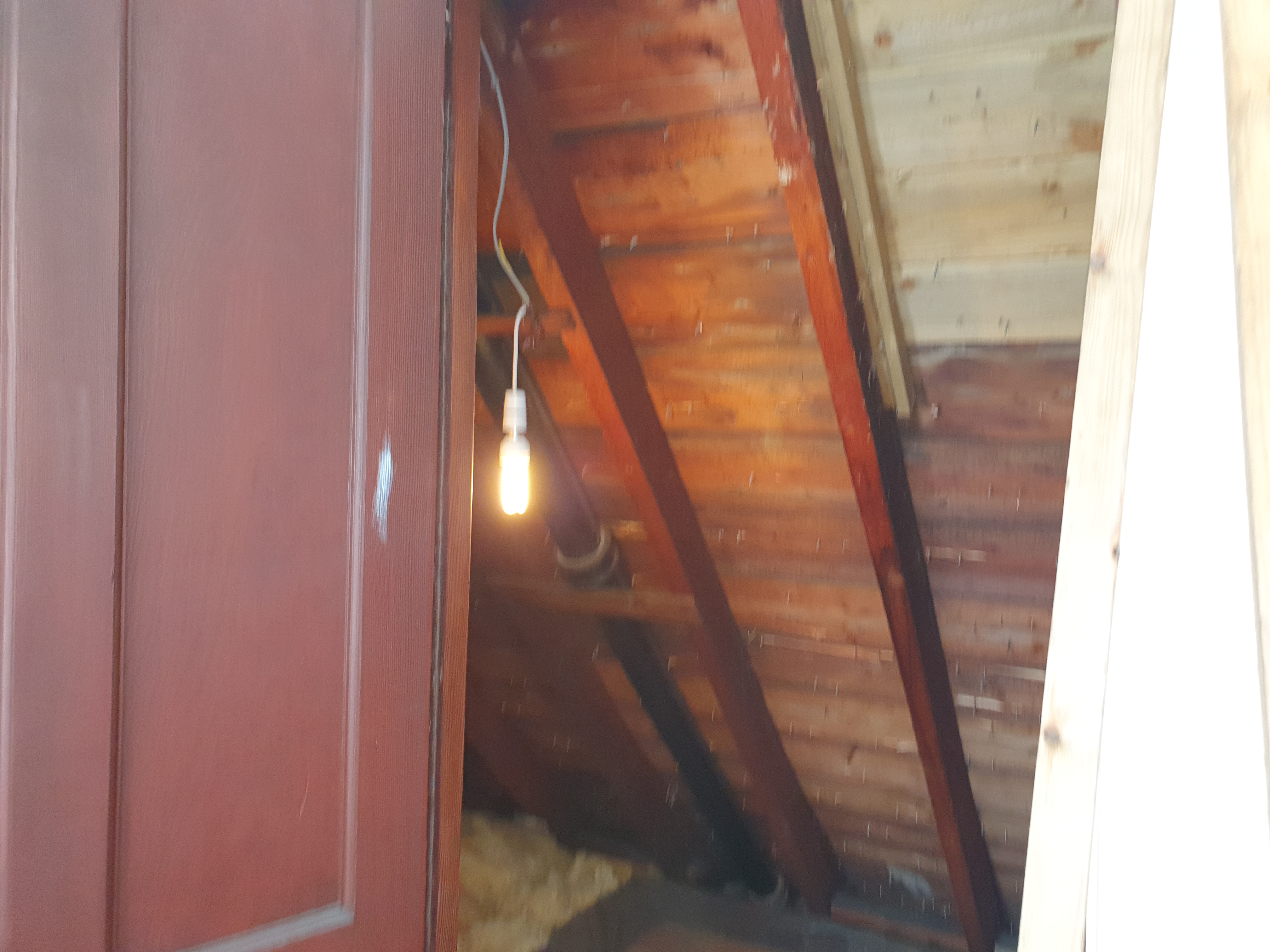 Eaves Cupboard Storage before